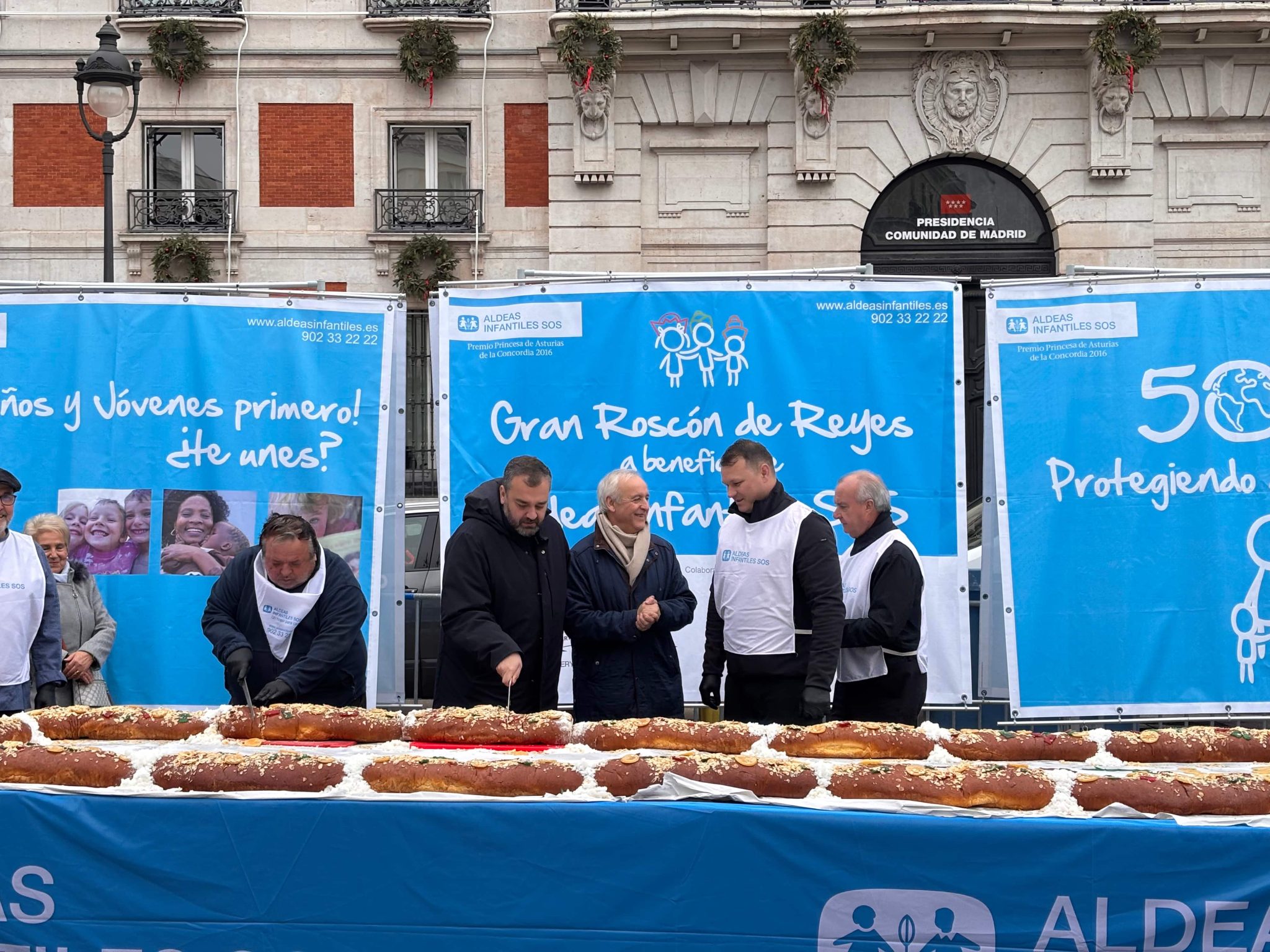 El Roscón de Reyes de Aldeas Infantiles SOS vuelve a llenar de magia la