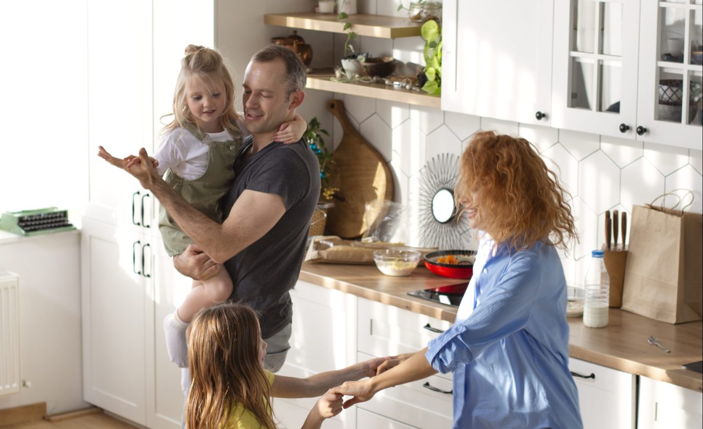 family-having-quality-time-together